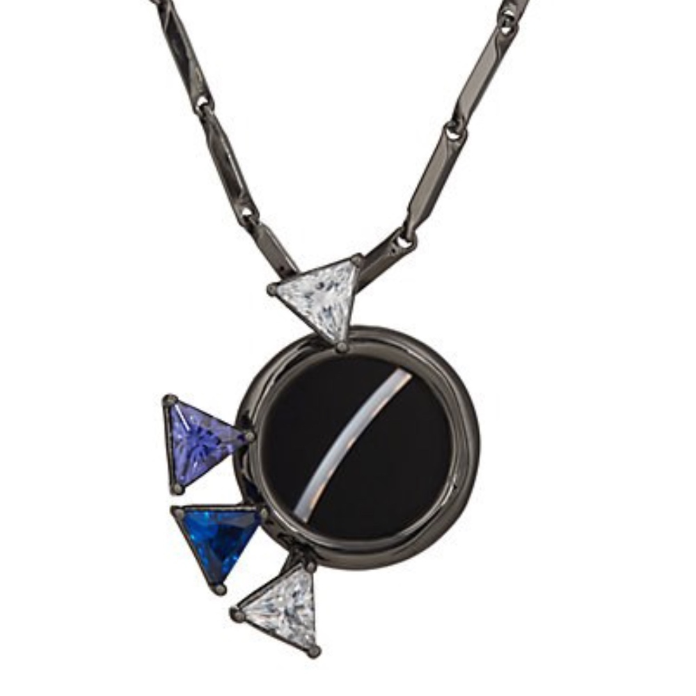 EDDIE BORGO Europa Mini Pendant Necklace